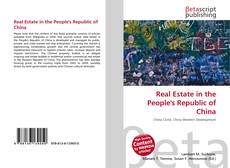 Buchcover von Real Estate in the People's Republic of China