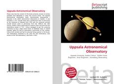 Bookcover of Uppsala Astronomical Observatory