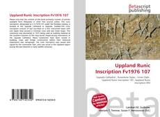 Portada del libro de Uppland Runic Inscription Fv1976 107