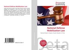 Portada del libro de National Defense Mobilization Law