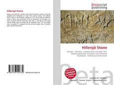 Portada del libro de Hillersjö Stone