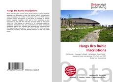 Portada del libro de Hargs Bro Runic Inscriptions