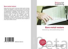 Borítókép a  Bare-metal restore - hoz