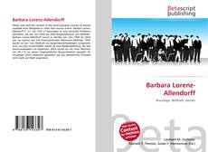 Capa do livro de Barbara Lorenz-Allendorff 