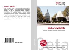 Bookcover of Barbara Mikulski