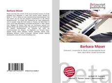 Bookcover of Barbara Moser