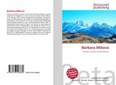 Capa do livro de Barbara Míková 