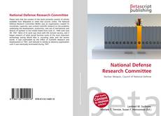 Capa do livro de National Defense Research Committee 