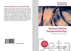 Capa do livro de National Defense Transportation Day 