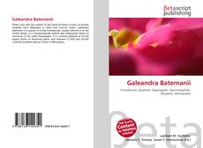 Bookcover of Galeandra Batemanii