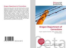 Oregon Department of Corrections的封面