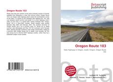 Buchcover von Oregon Route 103