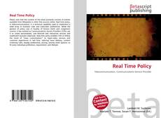 Portada del libro de Real Time Policy