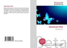 Portada del libro de American Film