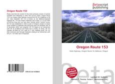 Portada del libro de Oregon Route 153