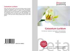 Bookcover of Catasetum Luridum