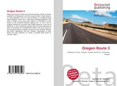 Borítókép a  Oregon Route 3 - hoz