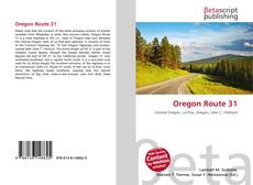 Bookcover of Oregon Route 31