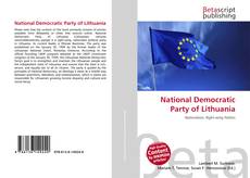 Bookcover of National Democratic Party of Lithuania