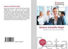 Bookcover of Barbara Schaeffer-Hegel