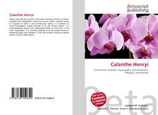 Buchcover von Calanthe Henryi
