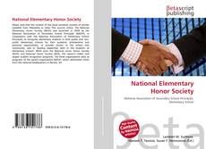 National Elementary Honor Society的封面