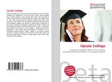 Capa do livro de Upsala College 