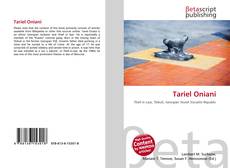 Bookcover of Tariel Oniani