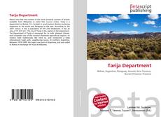 Bookcover of Tarija Department