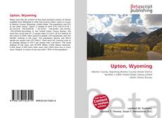 Buchcover von Upton, Wyoming