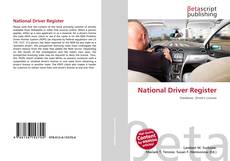 Bookcover of National Driver Register