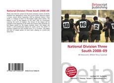 Bookcover of National Division Three South 2008–09