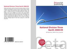 Bookcover of National Division Three North 2008-09