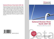 Bookcover of National Division Three North 2007–08