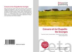 Bookcover of Crevans-et-la-Chapelle-lès-Granges
