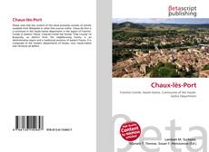 Capa do livro de Chaux-lès-Port 