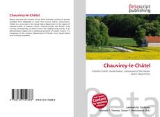 Capa do livro de Chauvirey-le-Châtel 