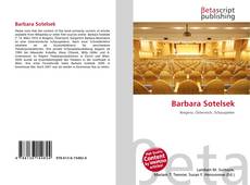 Buchcover von Barbara Sotelsek