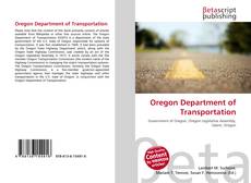 Buchcover von Oregon Department of Transportation