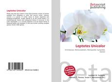 Buchcover von Leptotes Unicolor