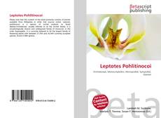 Buchcover von Leptotes Pohlitinocoi