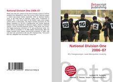 Buchcover von National Division One 2006–07