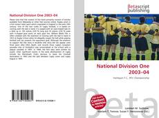Buchcover von National Division One 2003–04