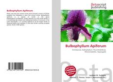 Bulbophyllum Apiferum kitap kapağı