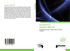 Capa do livro de Tupolev ANT-20 