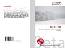Buchcover von Sand Fence