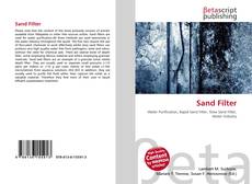 Buchcover von Sand Filter