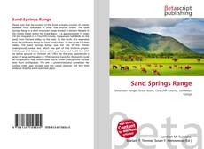 Buchcover von Sand Springs Range