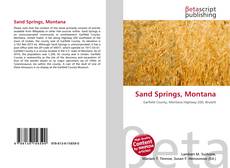 Bookcover of Sand Springs, Montana