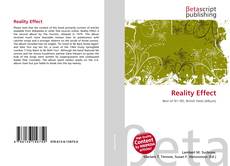Copertina di Reality Effect